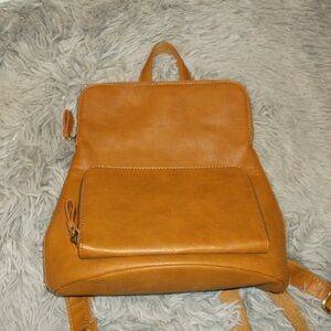 joy susan leather backpack
